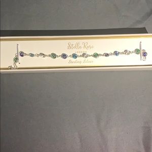 Multi colored evil eye bracelet